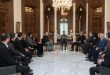 Президент Аль-Асад встретился с группой звезд сирийской драмы